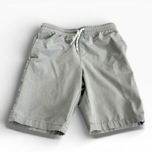 First Wave Boys Performance Shorts Gray Size 6/7 Stretch Active‎ Athletic